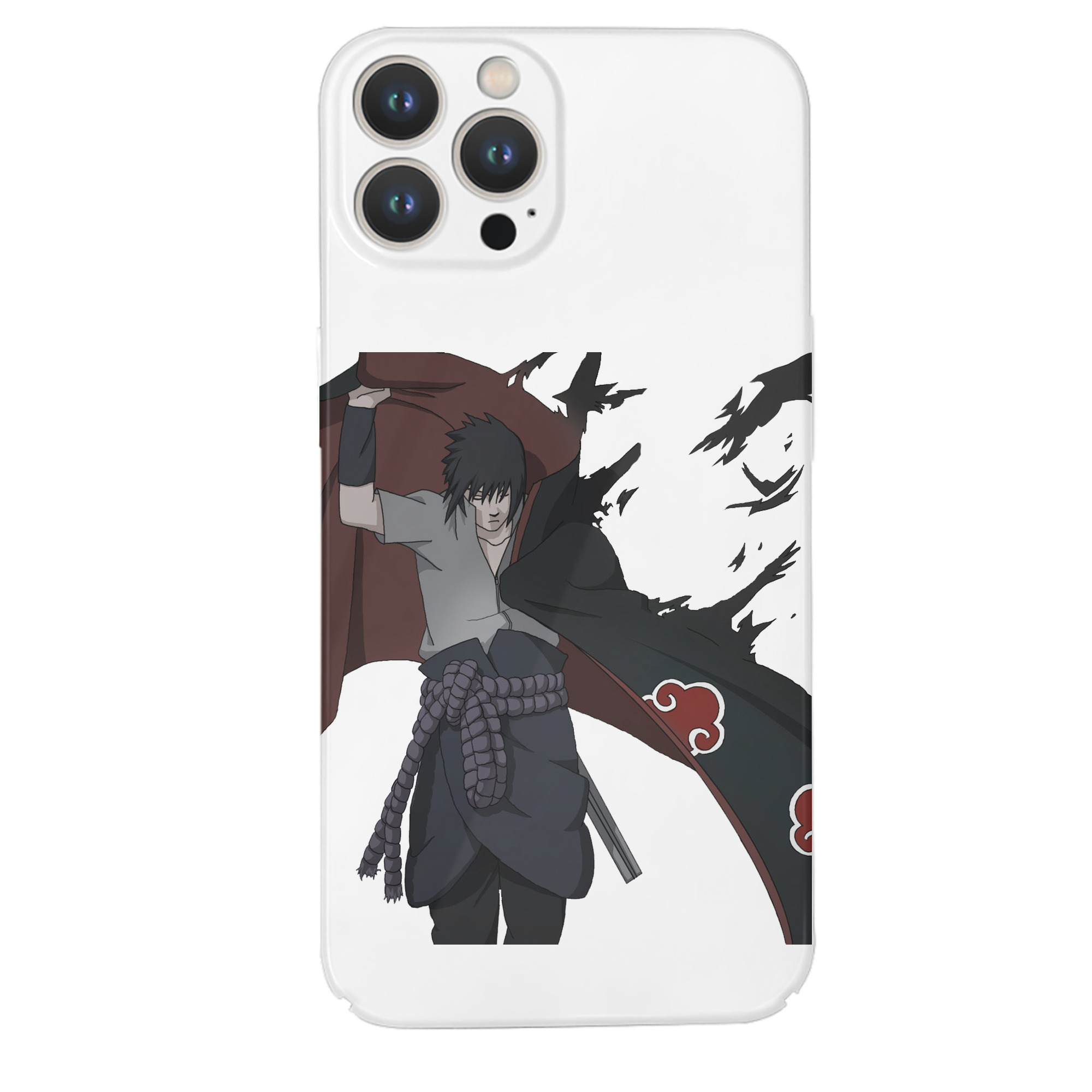 （画像用） NARUTO -ナルト- うちは サスケ Uchiha Sasuke 【iPhone 14シリーズ対応】ハードケース